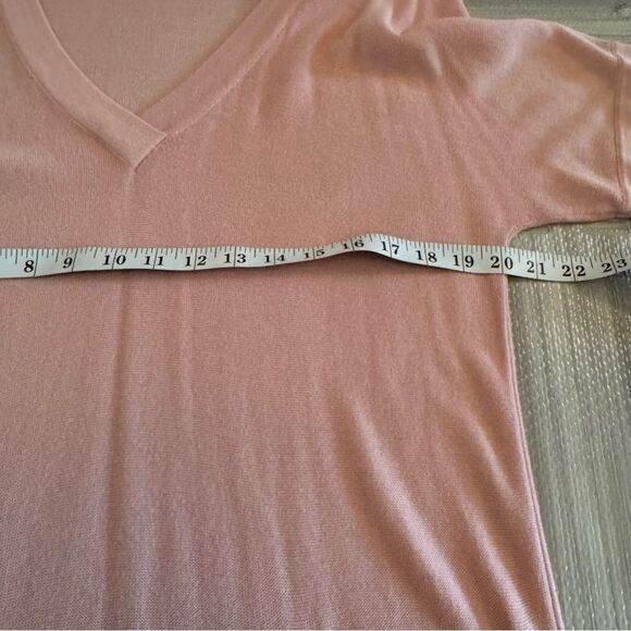 CHICO’S PERCY Pullover Sweater V-Neck Pockets - Size 2/Large 12 - Picture 3 of 5